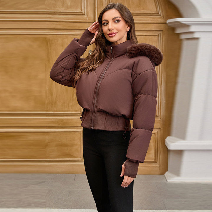 Veste courte à capuche pour femme - Avenil
