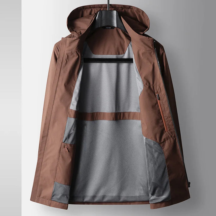 Veste imperméable à capuche pour homme - Nadir