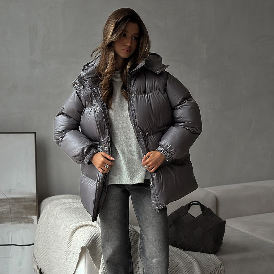 Manteau matelassé pour femme avec capuche réglable - Elissea