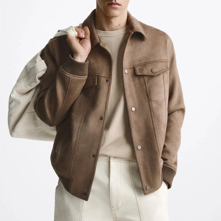 Veste effet daim pour homme - Marceau