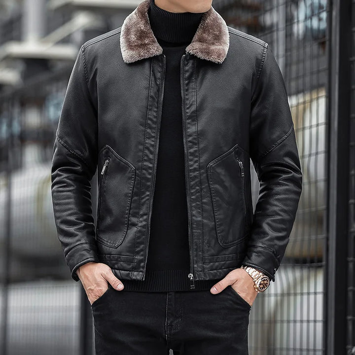 Veste homme à col en laine - Romain