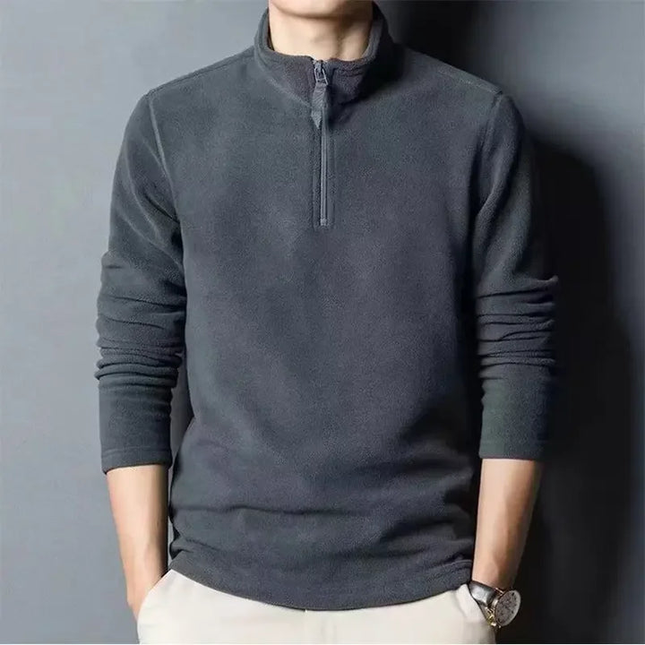 Pull polaire demi-zip pour hommes - Braden