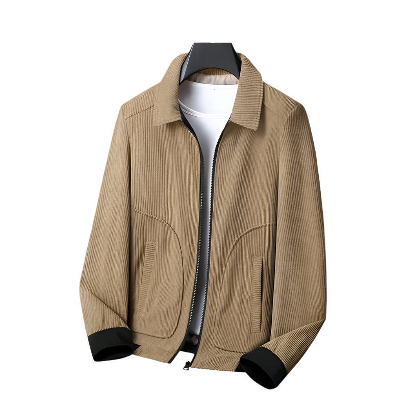 Veste zippée en velours côtelé pour homme - Emeric