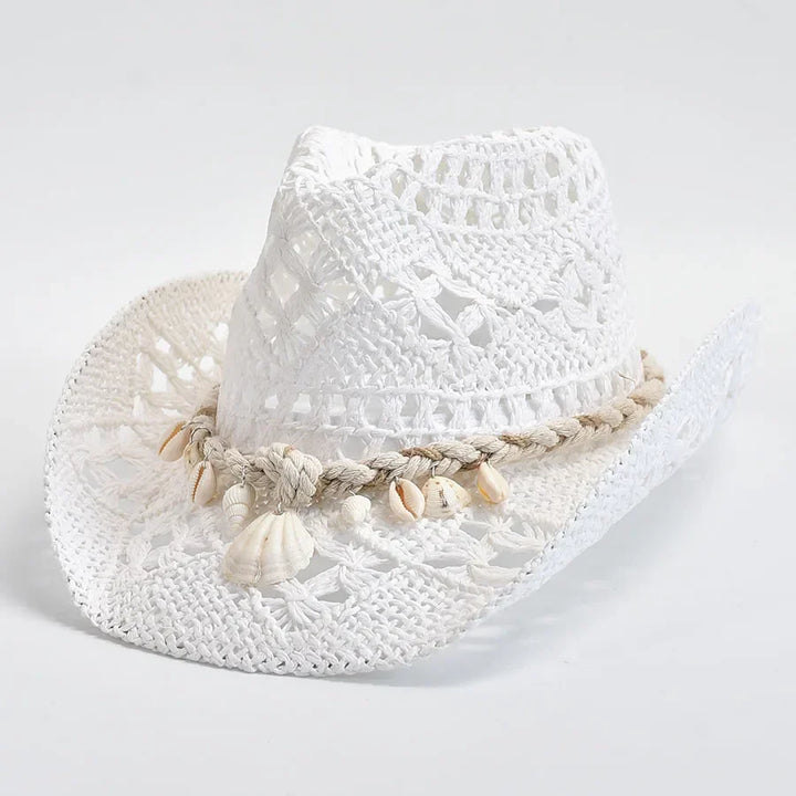 Chapeau de paille Coquillage côtier