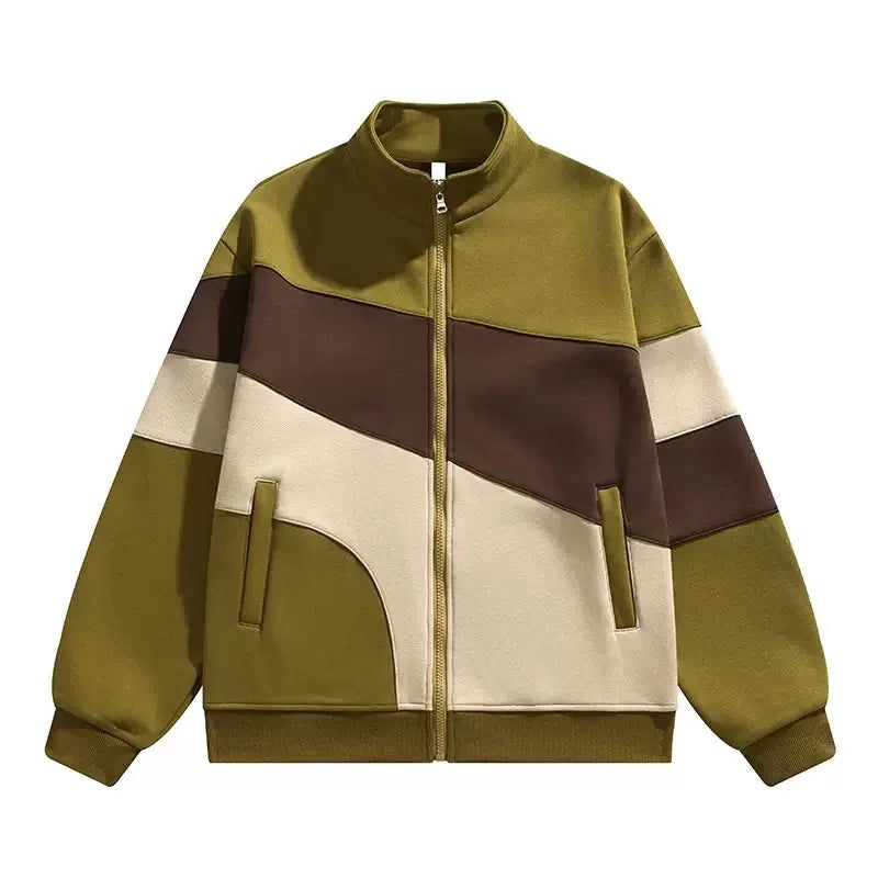 Veste de sport végétalienne avec fermeture à glissière et coloration - Ardan