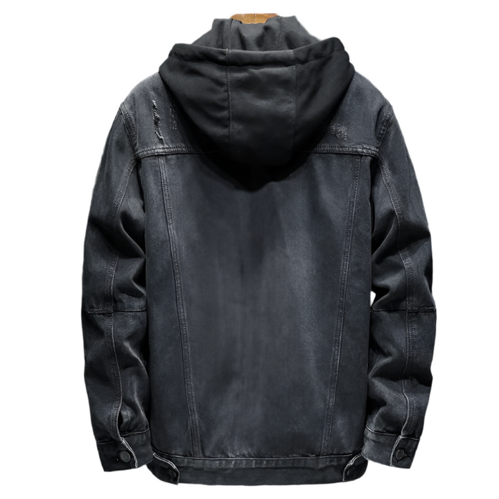 Veste en jean pour homme avec capuche moderne - Elrick