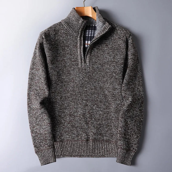 Pull en laine pour homme avec fermeture éclair - Darven