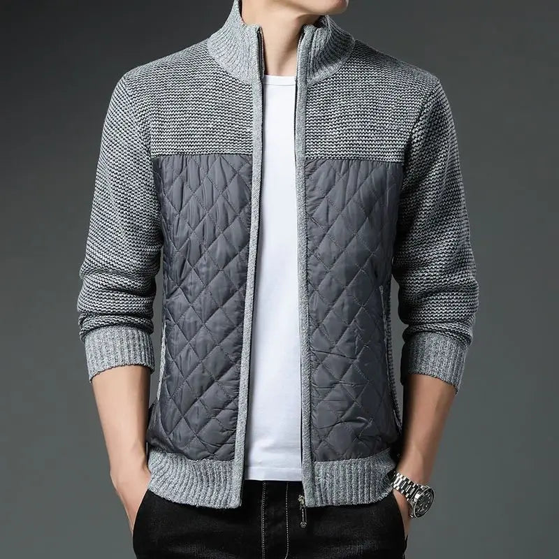 Veste en maille matelassée pour hommes - Foster