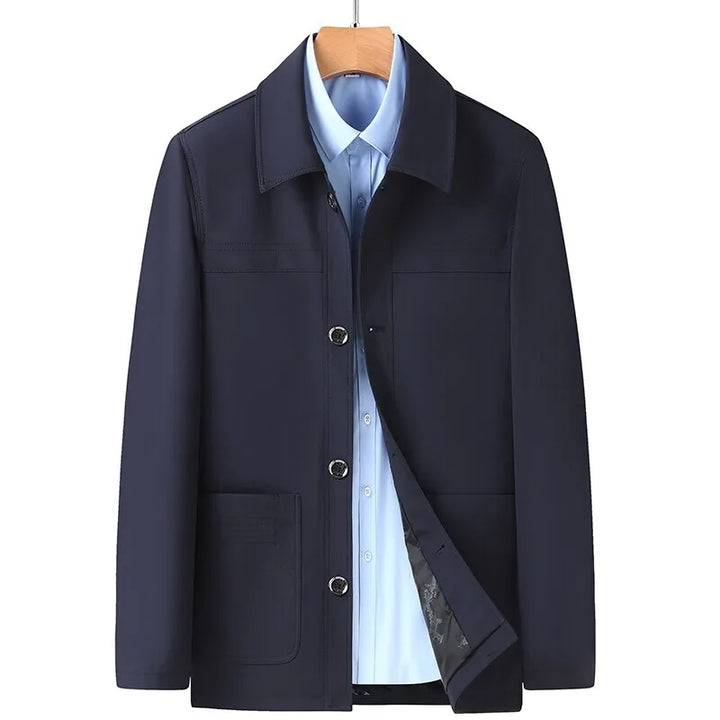 Veste décontractée végane avec poches plaquées et boutons - Samuel