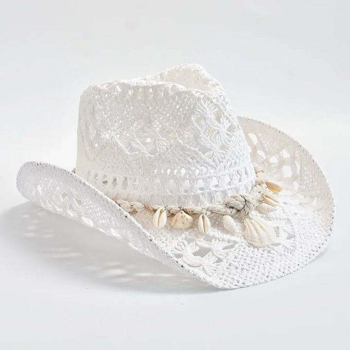 Chapeau de paille Coquillage côtier