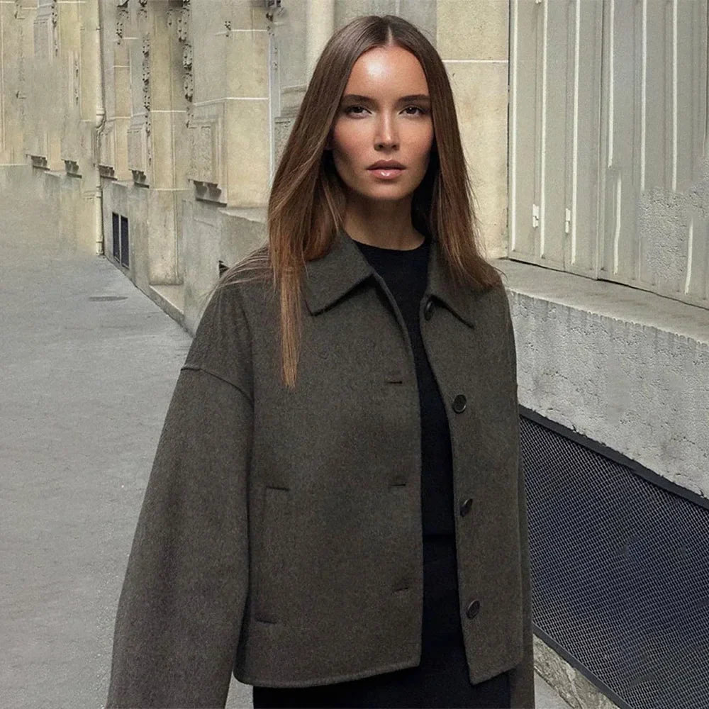 Veste à col roulé souple - Irvène