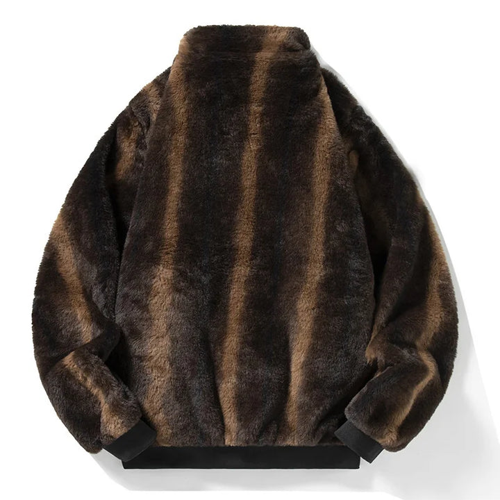 Veste en fourrure synthétique pour homme style luxe - Eryon