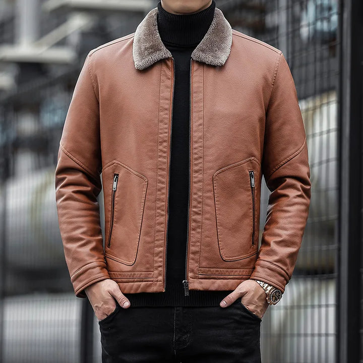 Veste homme à col en laine - Romain