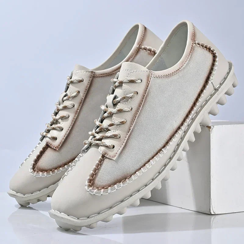Chaussures en cuir patiné - Robert