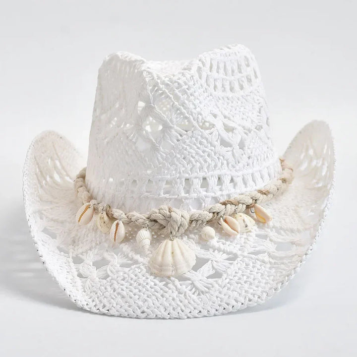 Chapeau de paille Coquillage côtier