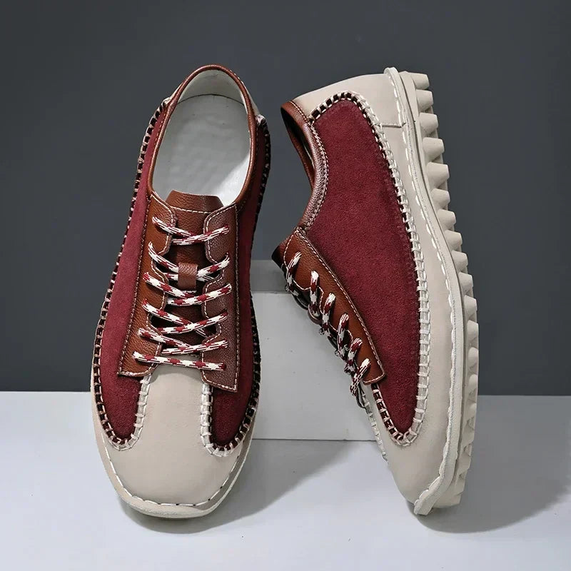 Chaussures en cuir patiné - Robert
