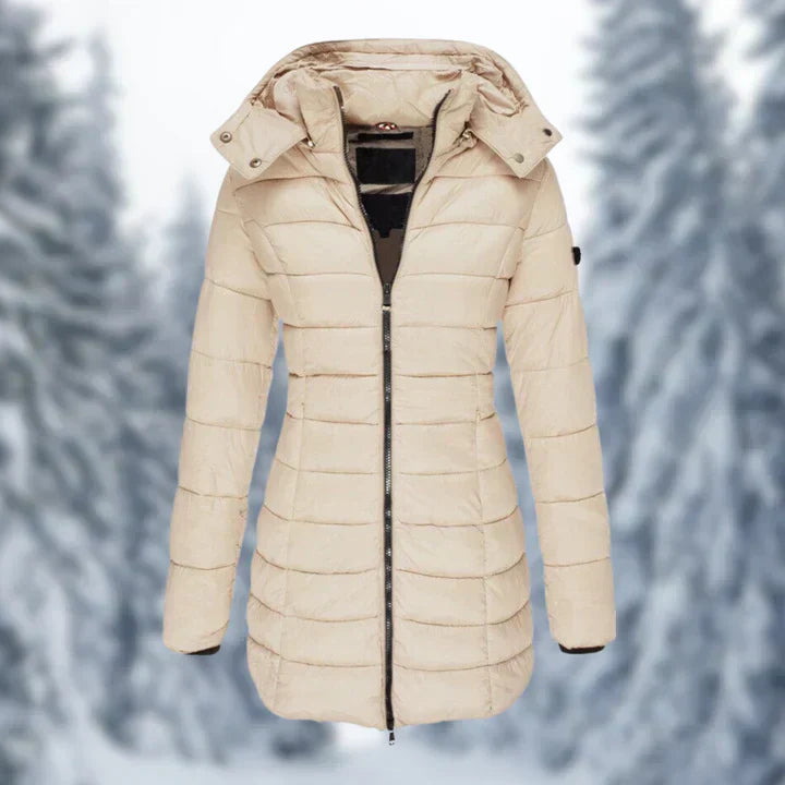 Manteau matelassé léger à capuche pour femmes - Kairi