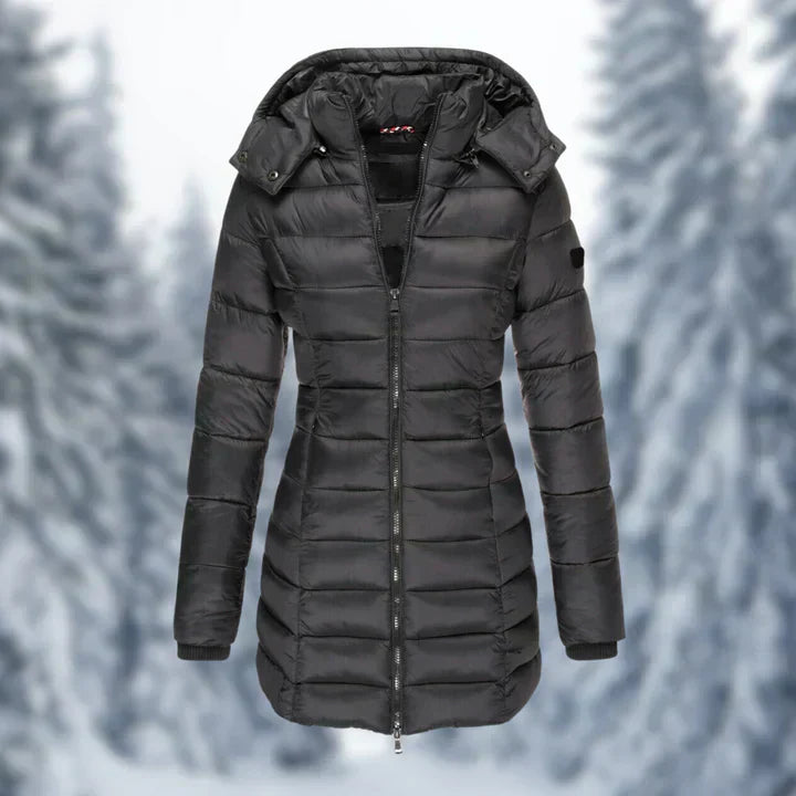 Manteau matelassé léger à capuche pour femmes - Kairi