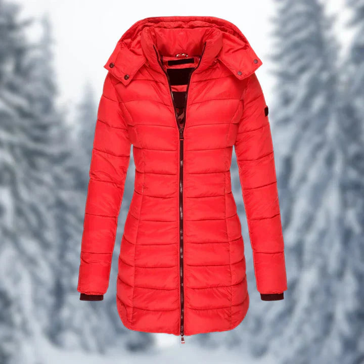 Manteau matelassé léger à capuche pour femmes - Kairi