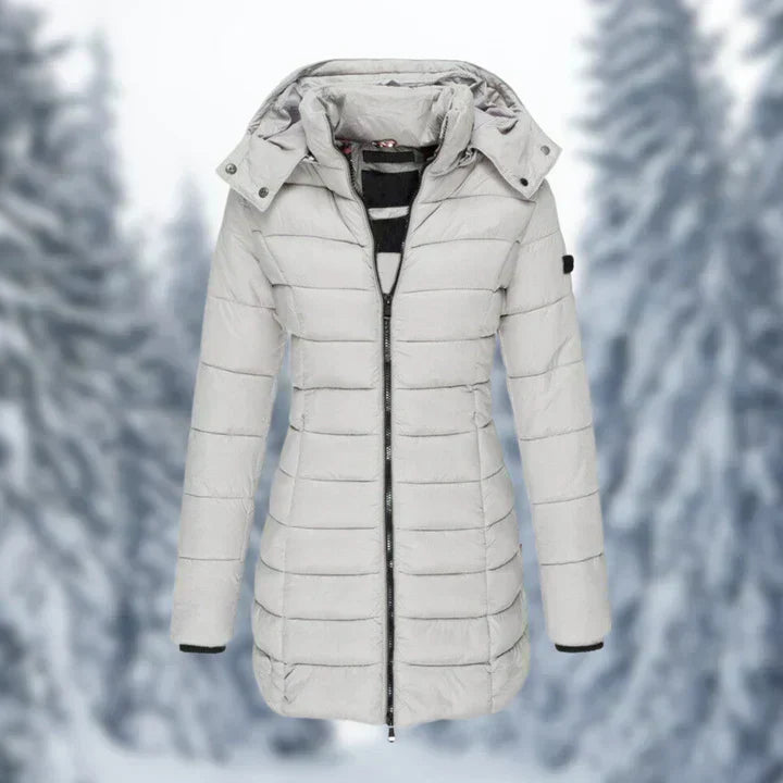 Manteau matelassé léger à capuche pour femmes - Kairi