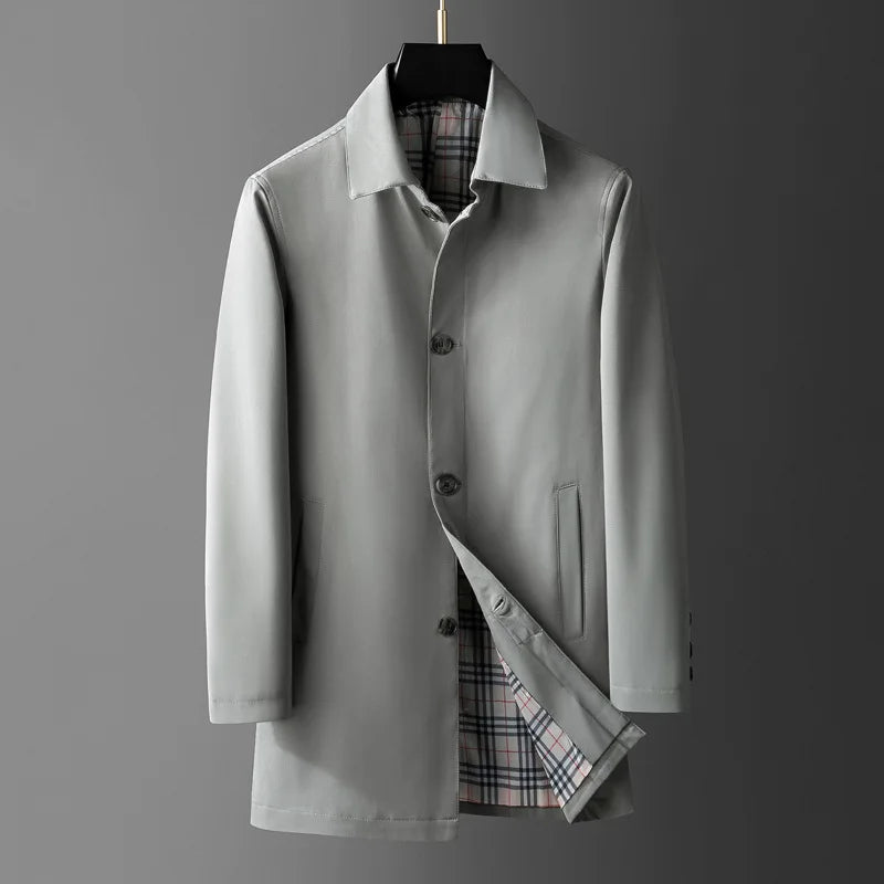 Manteau élégant pour homme avec doublure classique - Darion