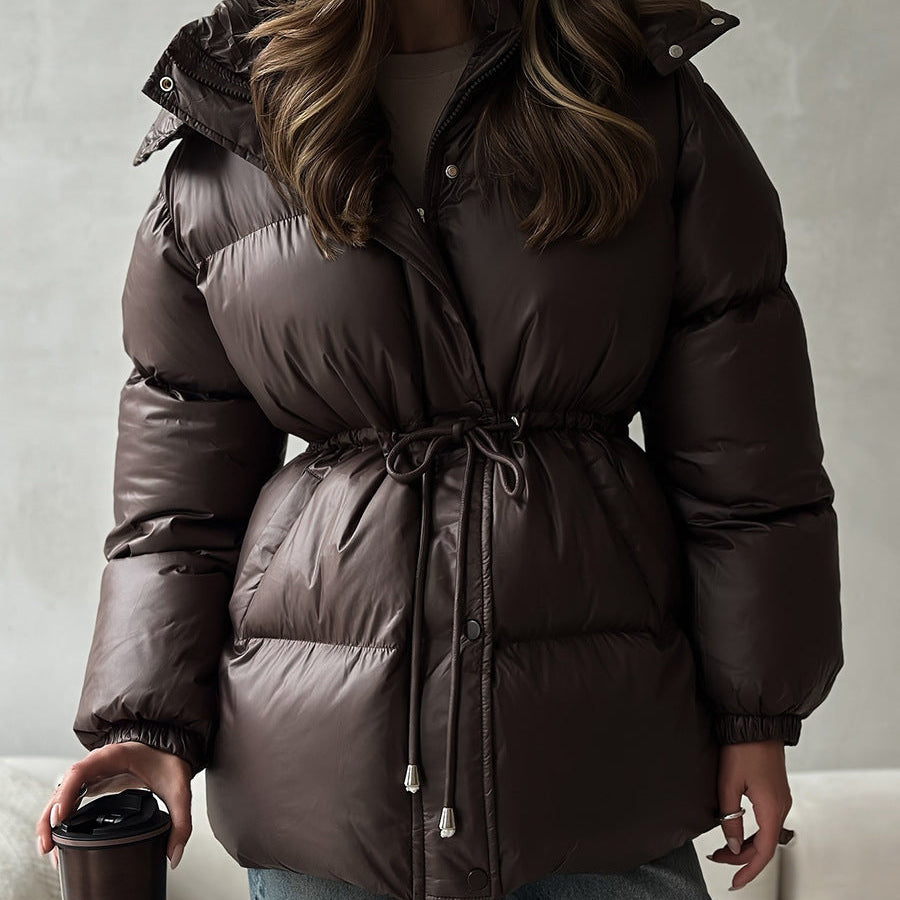 Manteau matelassé pour femme avec capuche réglable - Elissea