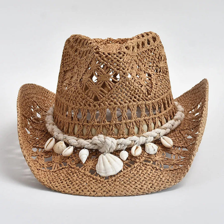 Chapeau de paille Coquillage côtier