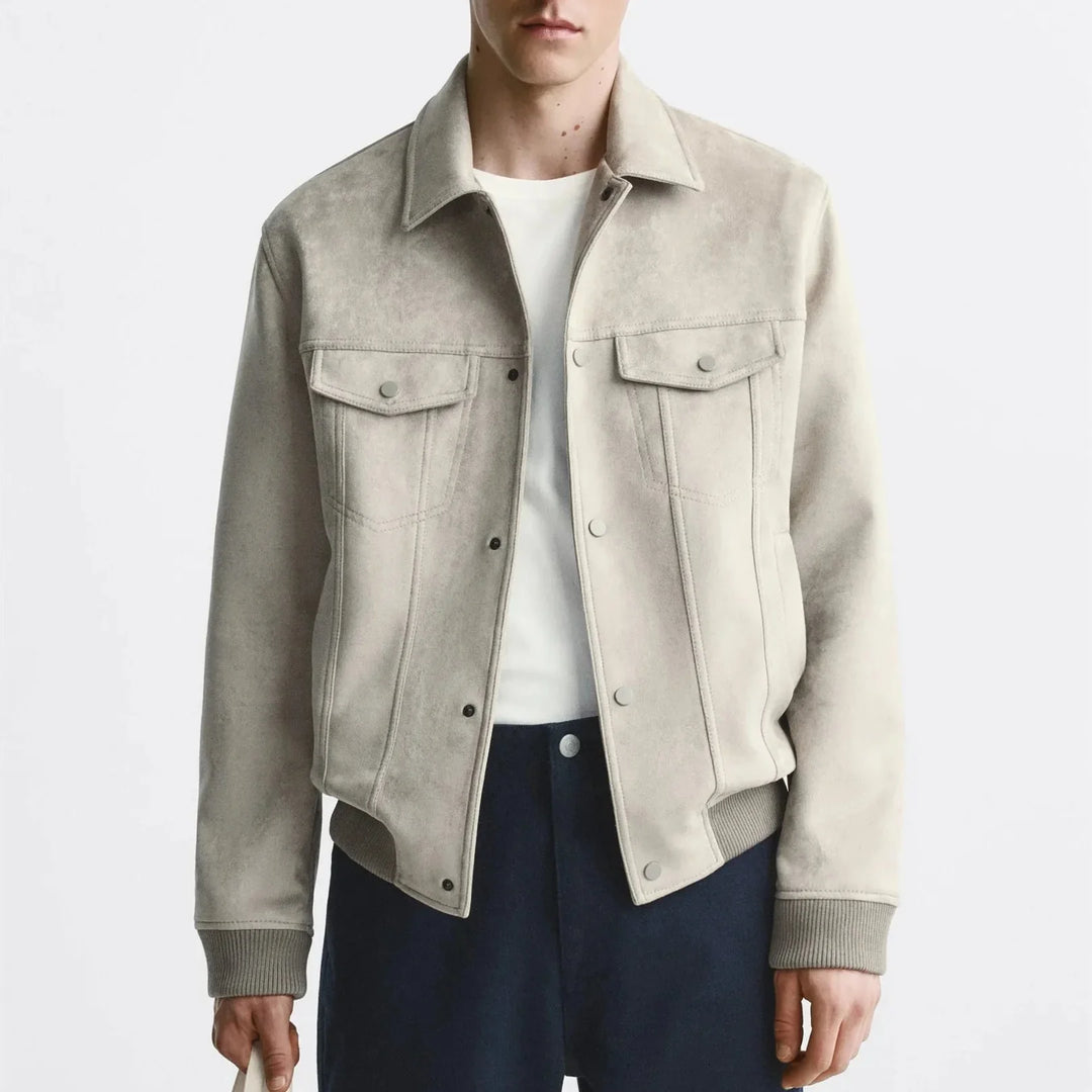 Veste effet daim pour homme - Marceau