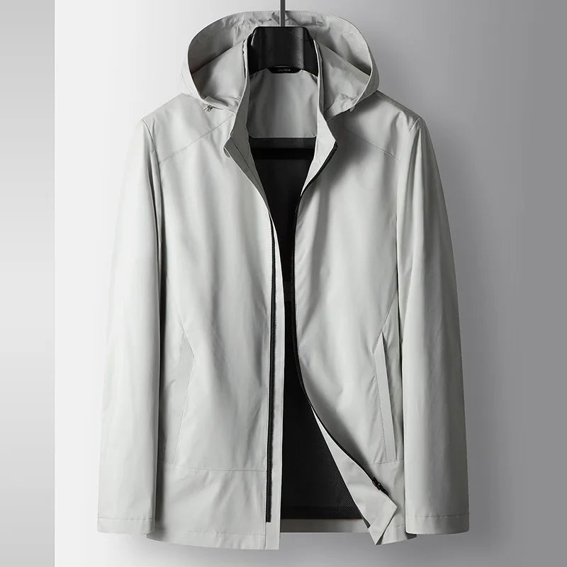 Veste imperméable à capuche pour homme - Nadir