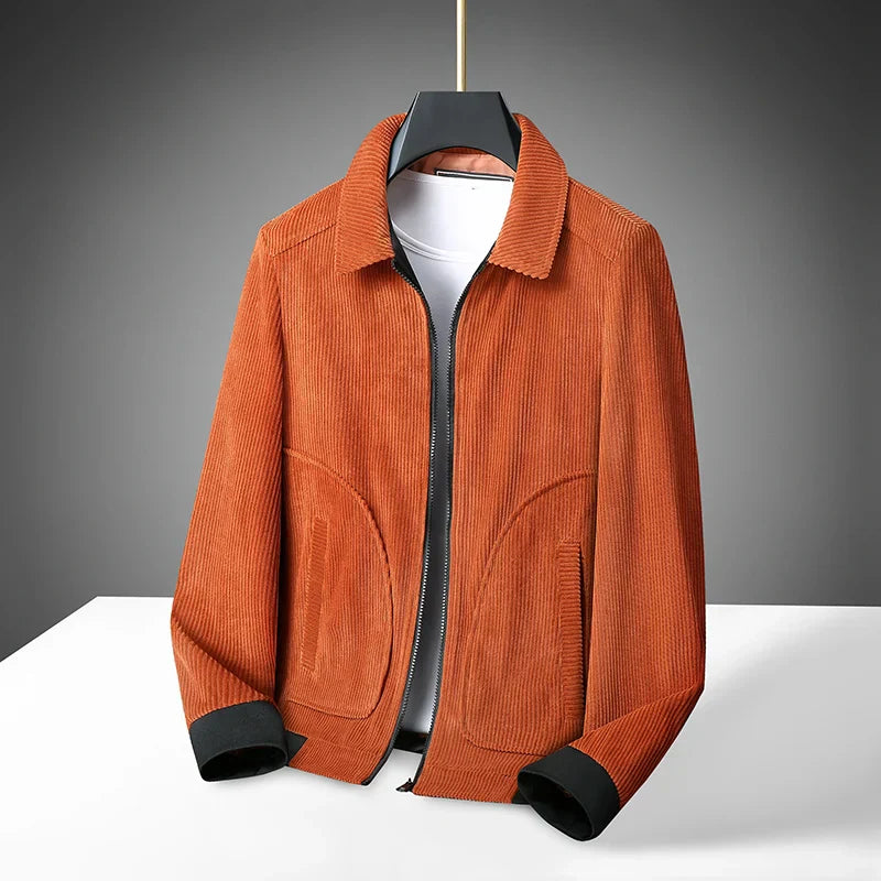 Veste zippée en velours côtelé pour homme - Emeric