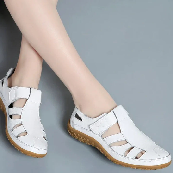 Salas - Sandales Vintage en Cuir Véritable