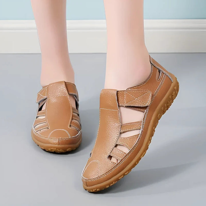 Salas - Sandales Vintage en Cuir Véritable
