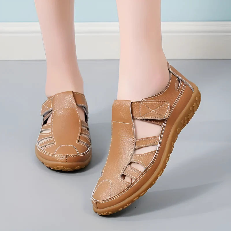 Salas - Sandales Vintage en Cuir Véritable