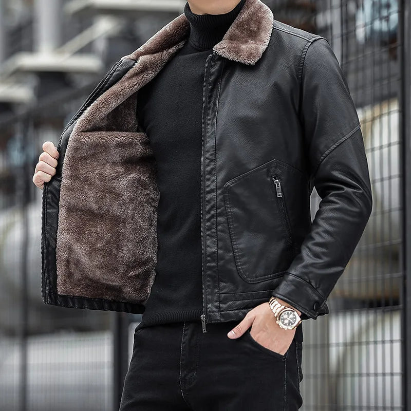Veste homme à col en laine - Romain