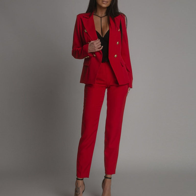 Elisea - Elégant ensemble blazer-pantalon