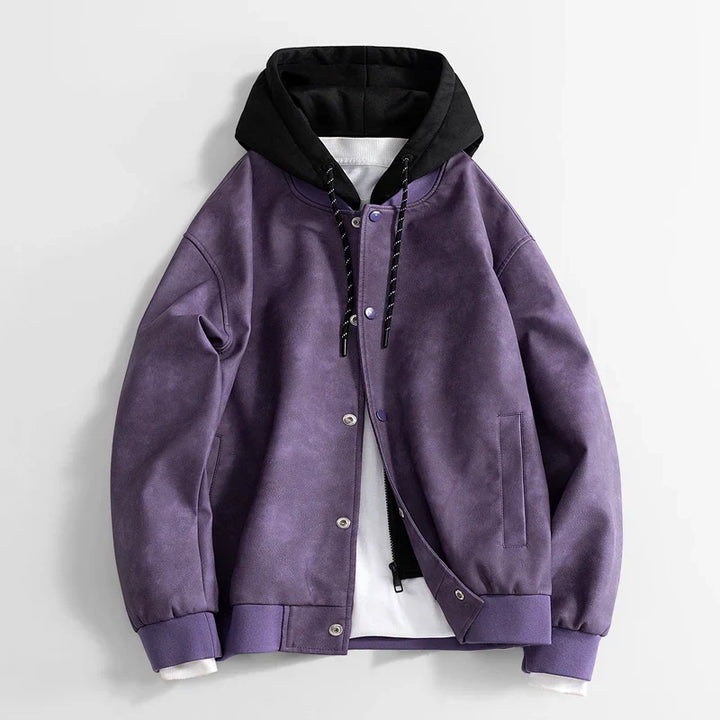 Veste décontractée végétalienne pour hommes avec capuche - Peterson