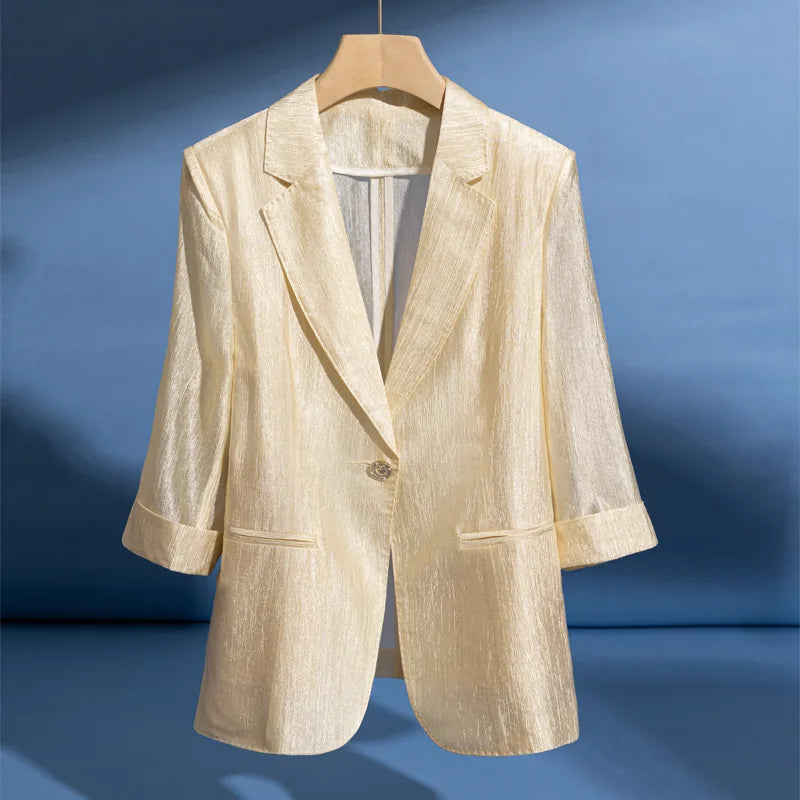 Blazer ajusté brillant - Palmira