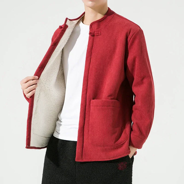 Veste légère en velours côtelé pour hommes avec grandes poches - Boaz