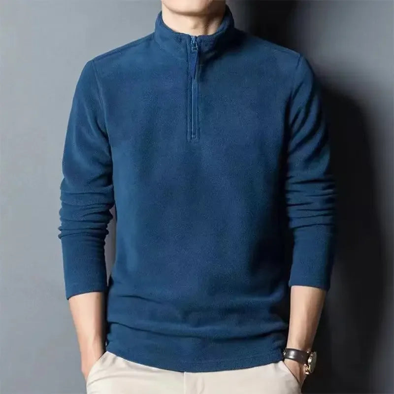 Pull polaire demi-zip pour hommes - Braden