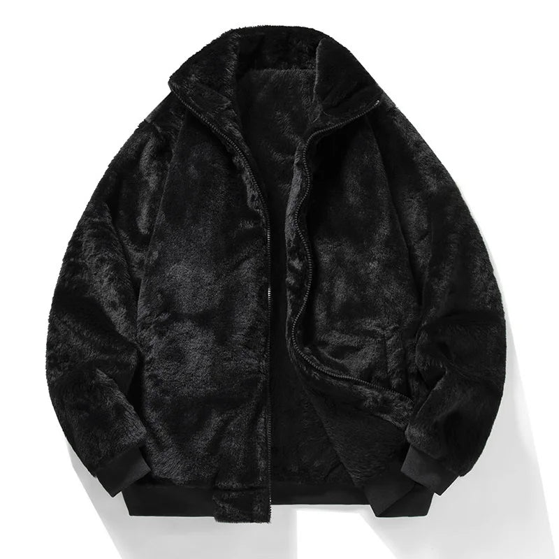 Veste en fourrure synthétique pour homme style luxe - Eryon