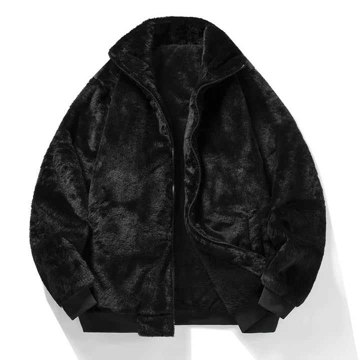 Veste en fourrure synthétique pour homme style luxe - Eryon