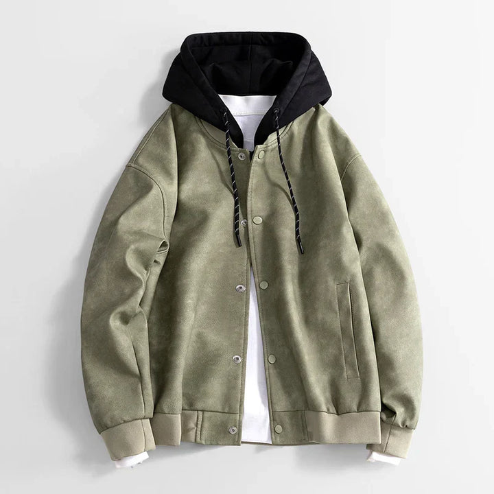 Veste décontractée végétalienne pour hommes avec capuche - Peterson