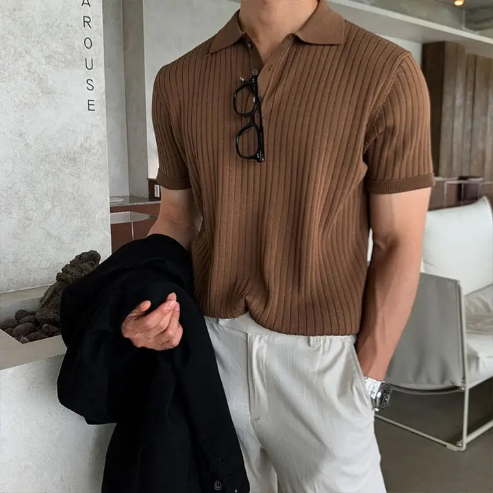 Chemise homme manches courtes - look classique