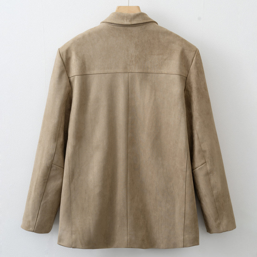 Blazer élégant en daim - Megan