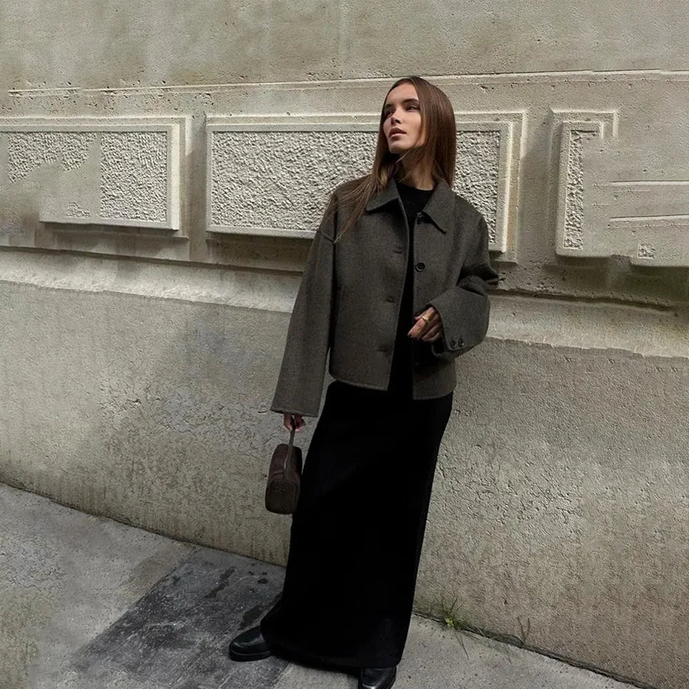 Veste à col roulé souple - Irvène