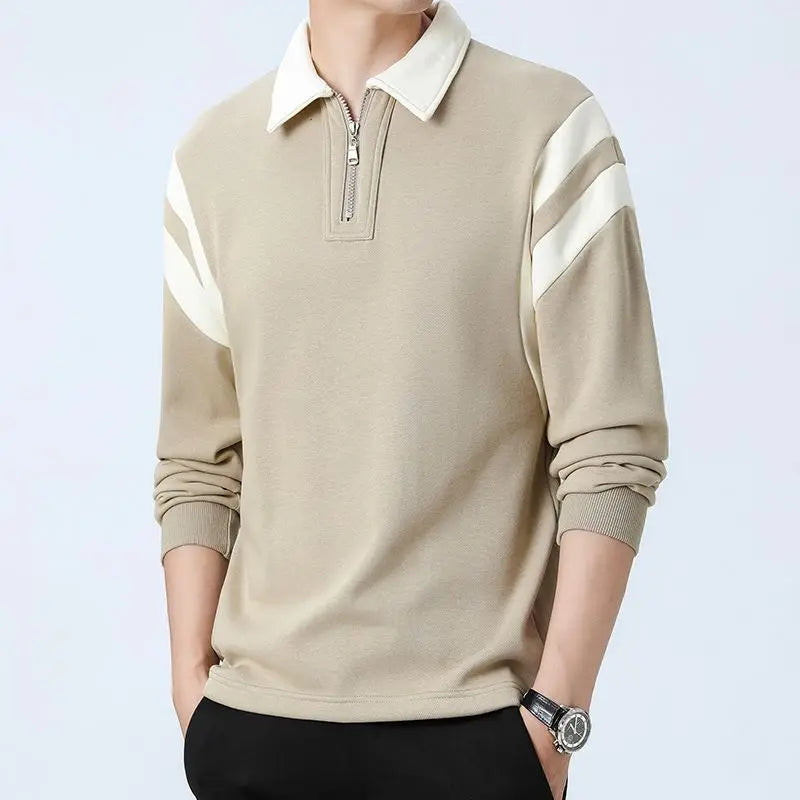 Pull épissé avec demi-fermeture éclair - Eloy