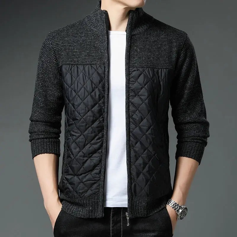 Veste en maille matelassée pour hommes - Foster