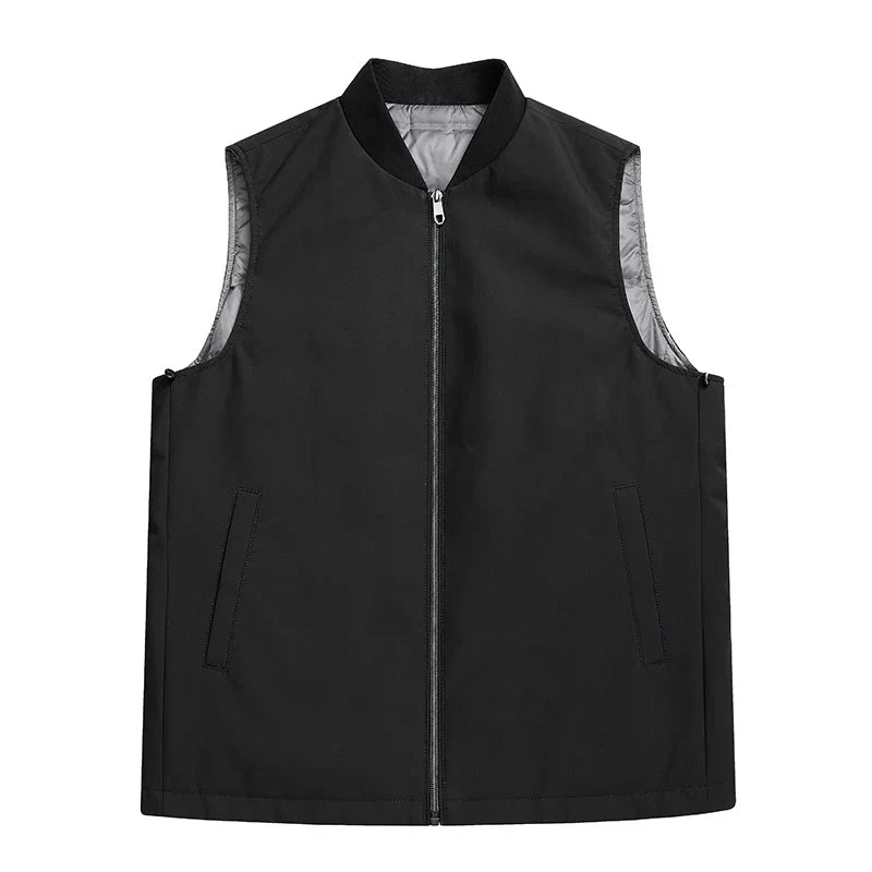 Manteau matelassé imperméable végétalien avec fermeture éclair dissimulée - Soren