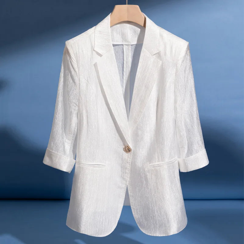 Blazer ajusté brillant - Palmira