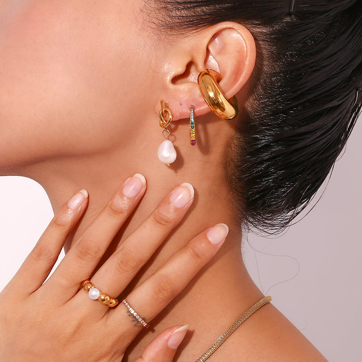 Boucles d'oreilles en perles